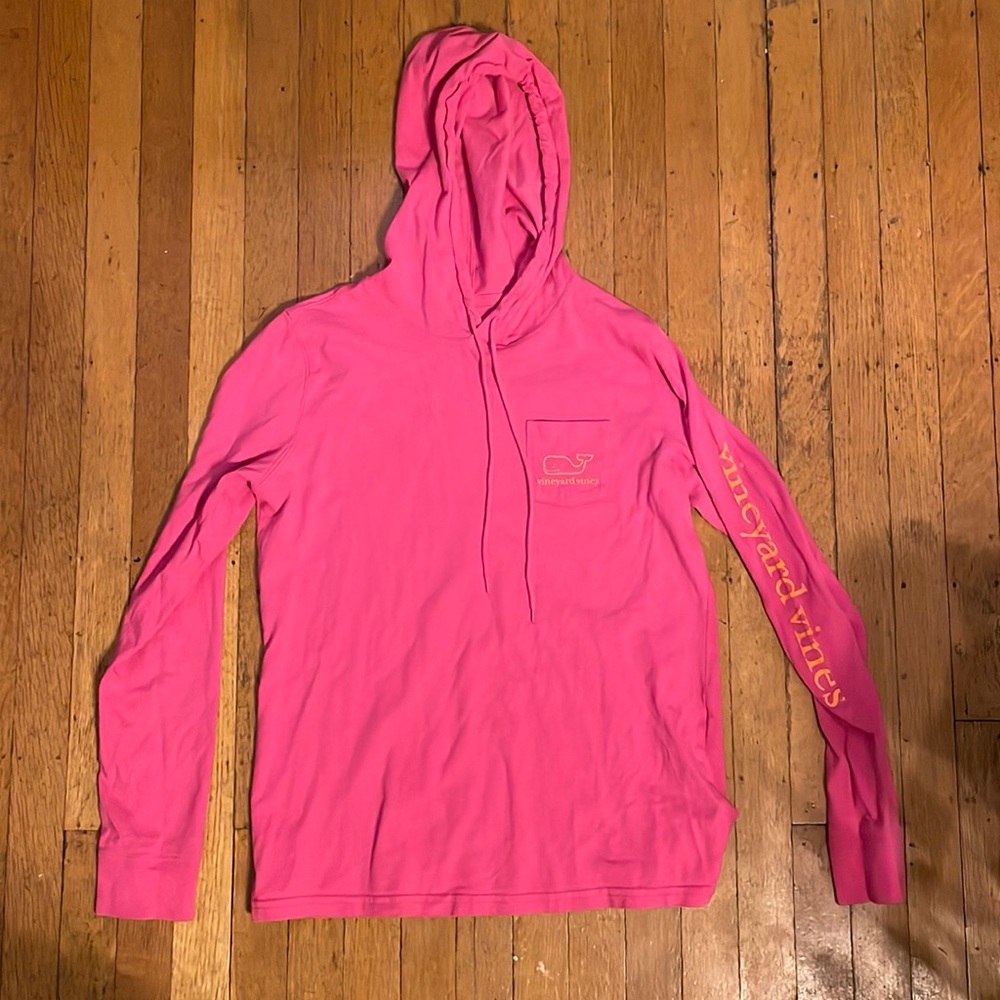 Excellent condition Vineyard Vines long sleeve hooded tee (XS)